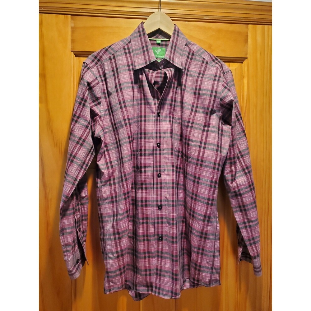 Forsyth Of Canada Long Sleeve Button down Mens Shirt With Pocket Size‎ Medium